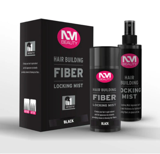 NM BEAUTY HAIR BUILDING FIBER WITH LOCKING MIST SPRAY