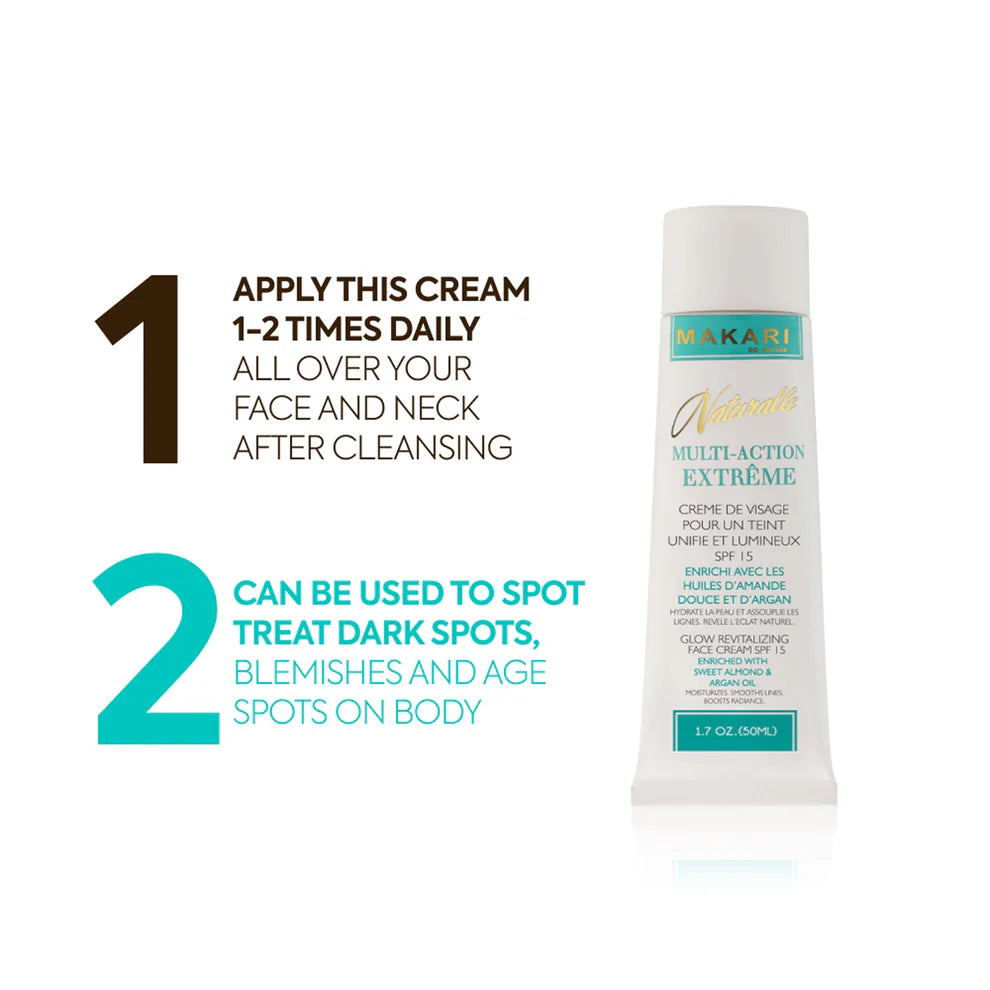 Makari Multi-Action Extreme Glow Revitalizing Face Cream SPF 15 50ml