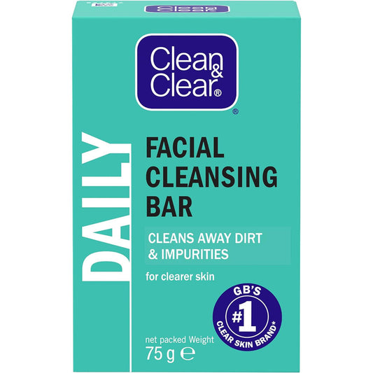 Clean & Clear Daily Facial Cleansing Bar - 75g