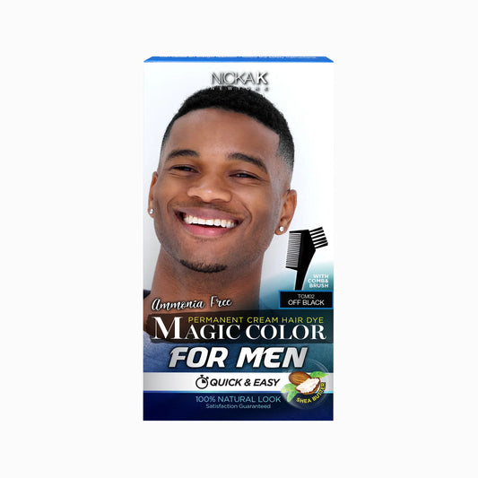 Nicka K Magic Color For Men Permanent Cream Hair Dye