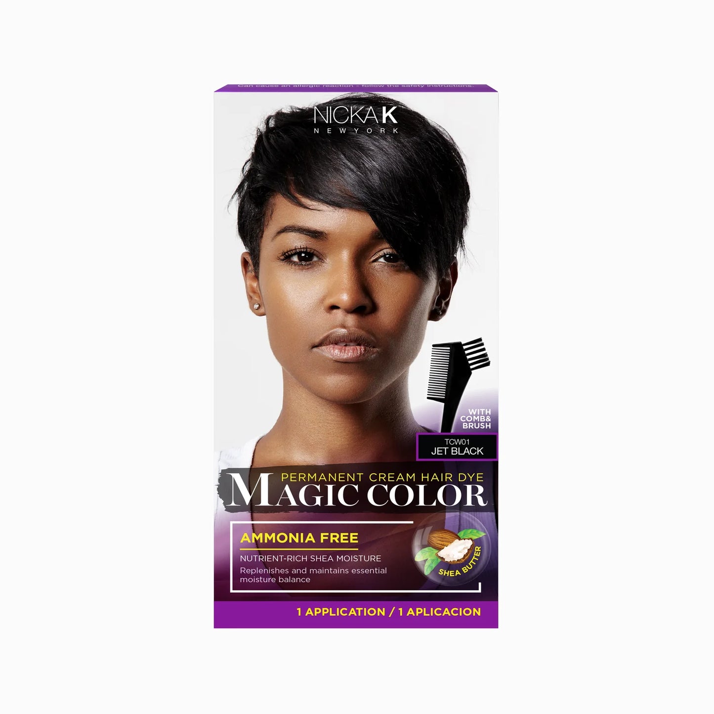 Nicka K Permanent Cream Hair Dye Magic Color For Women