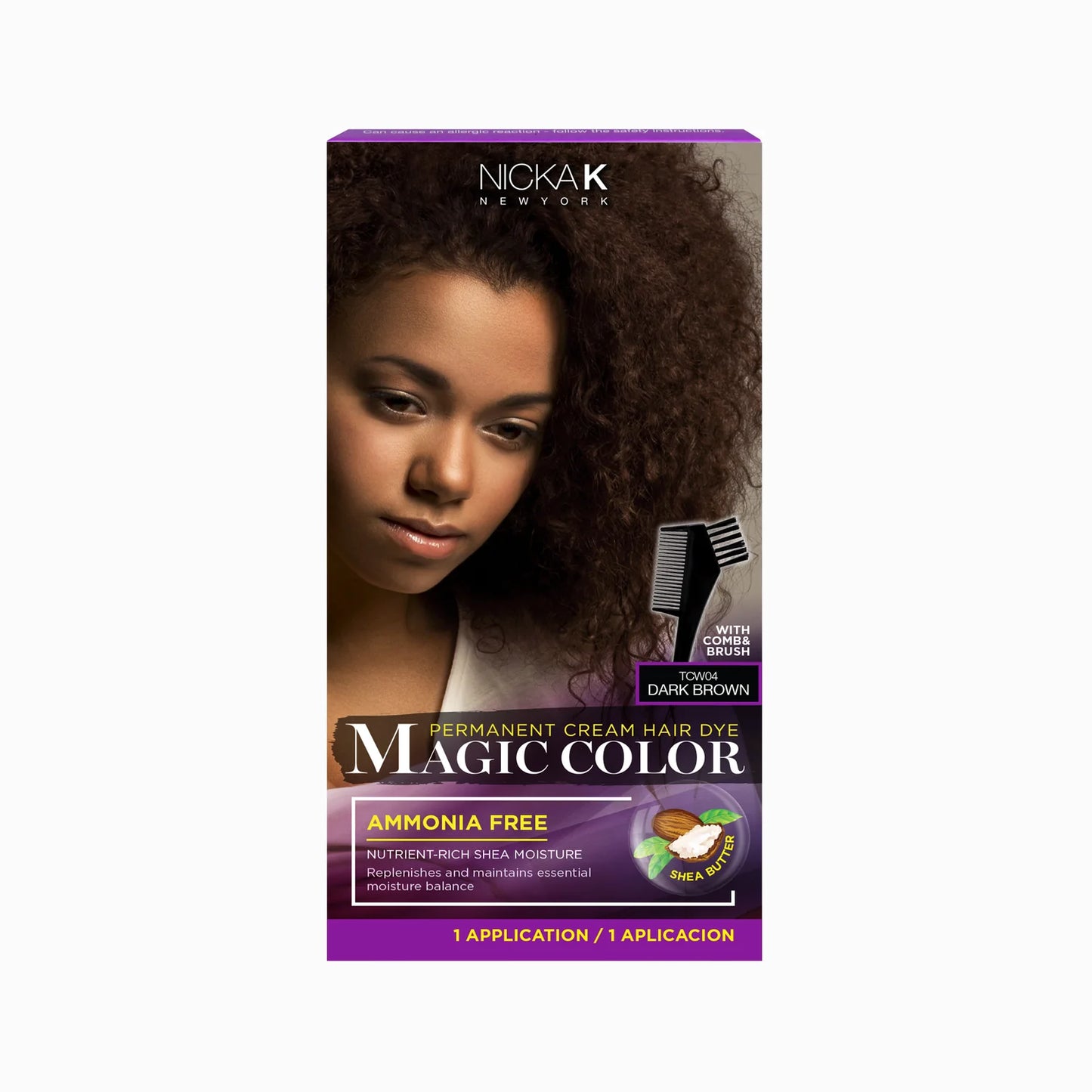 Nicka K Permanent Cream Hair Dye Magic Color For Women