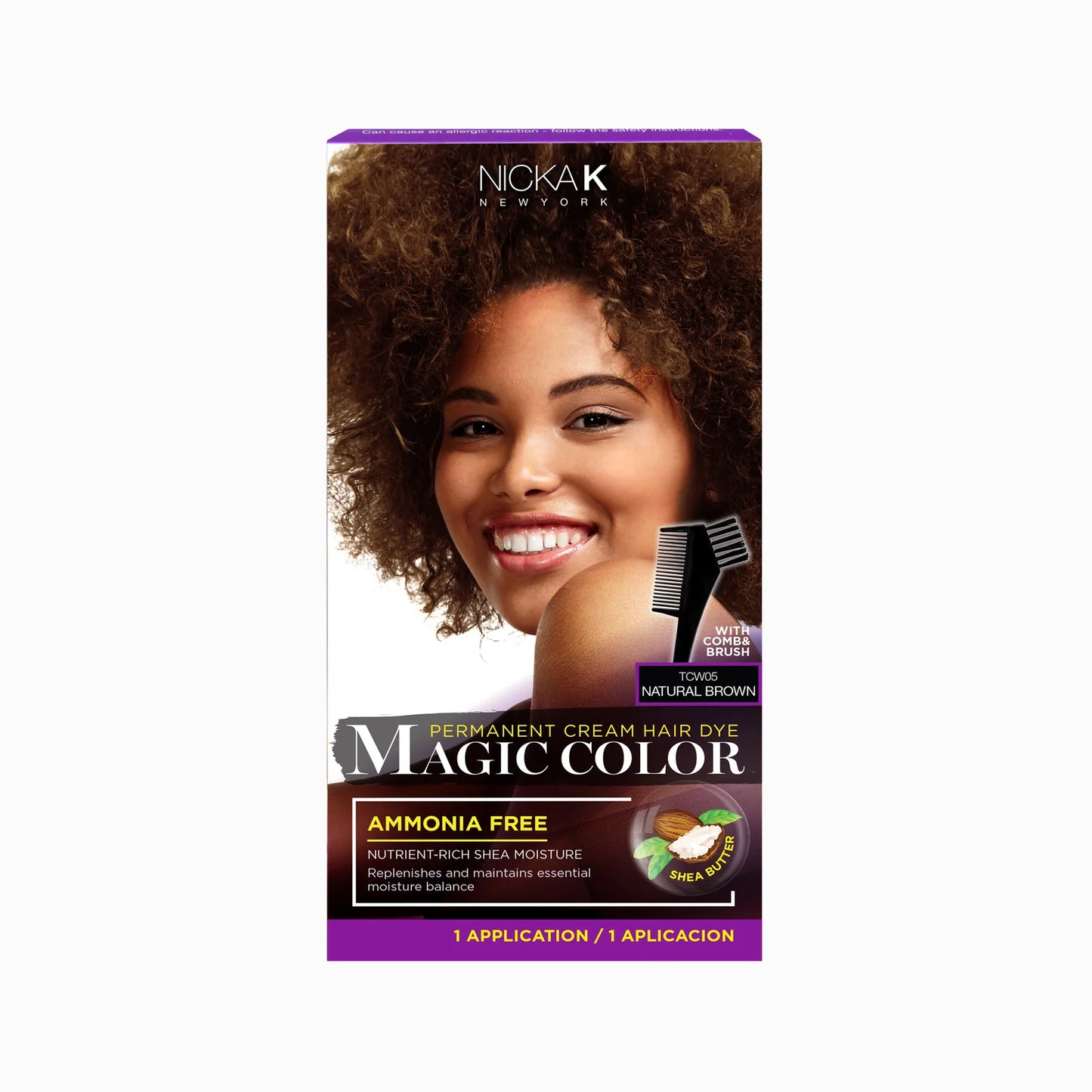 Nicka K Permanent Cream Hair Dye Magic Color For Women