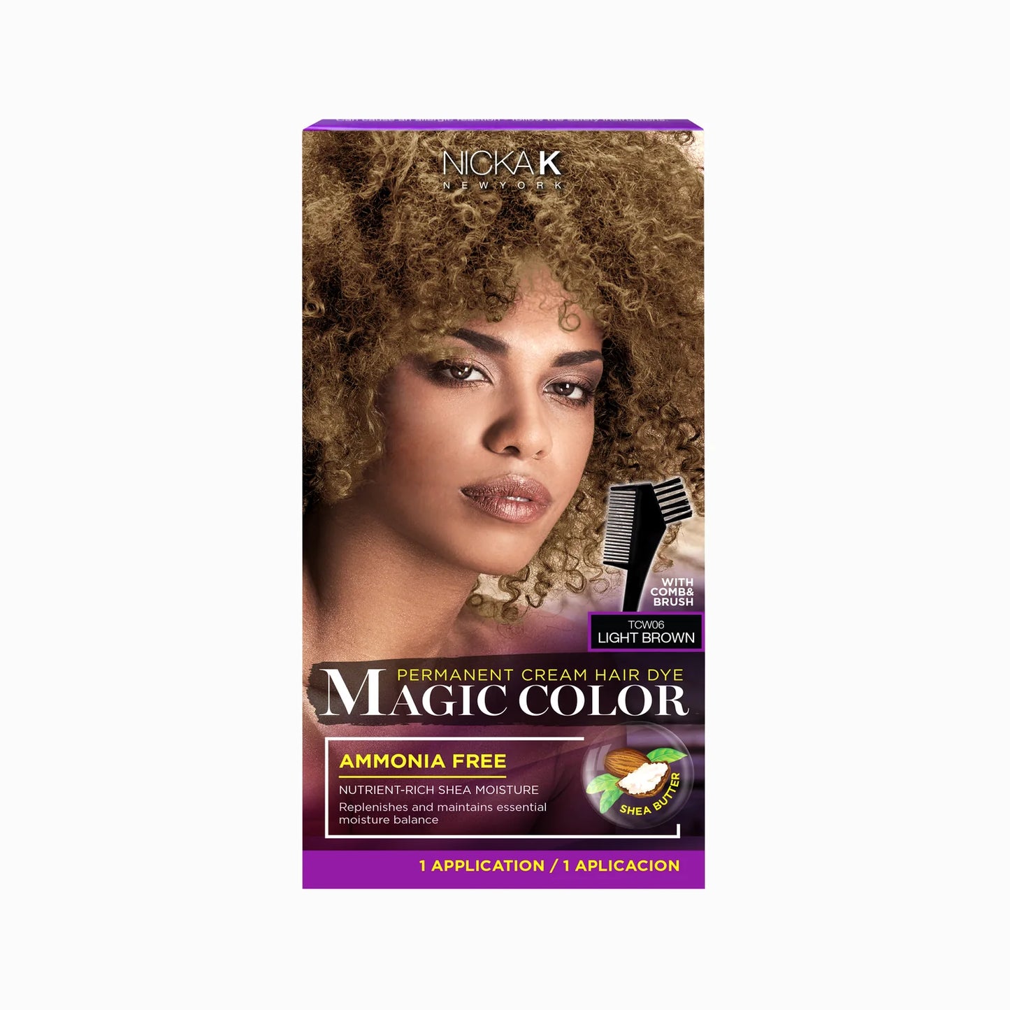 Nicka K Permanent Cream Hair Dye Magic Color For Women