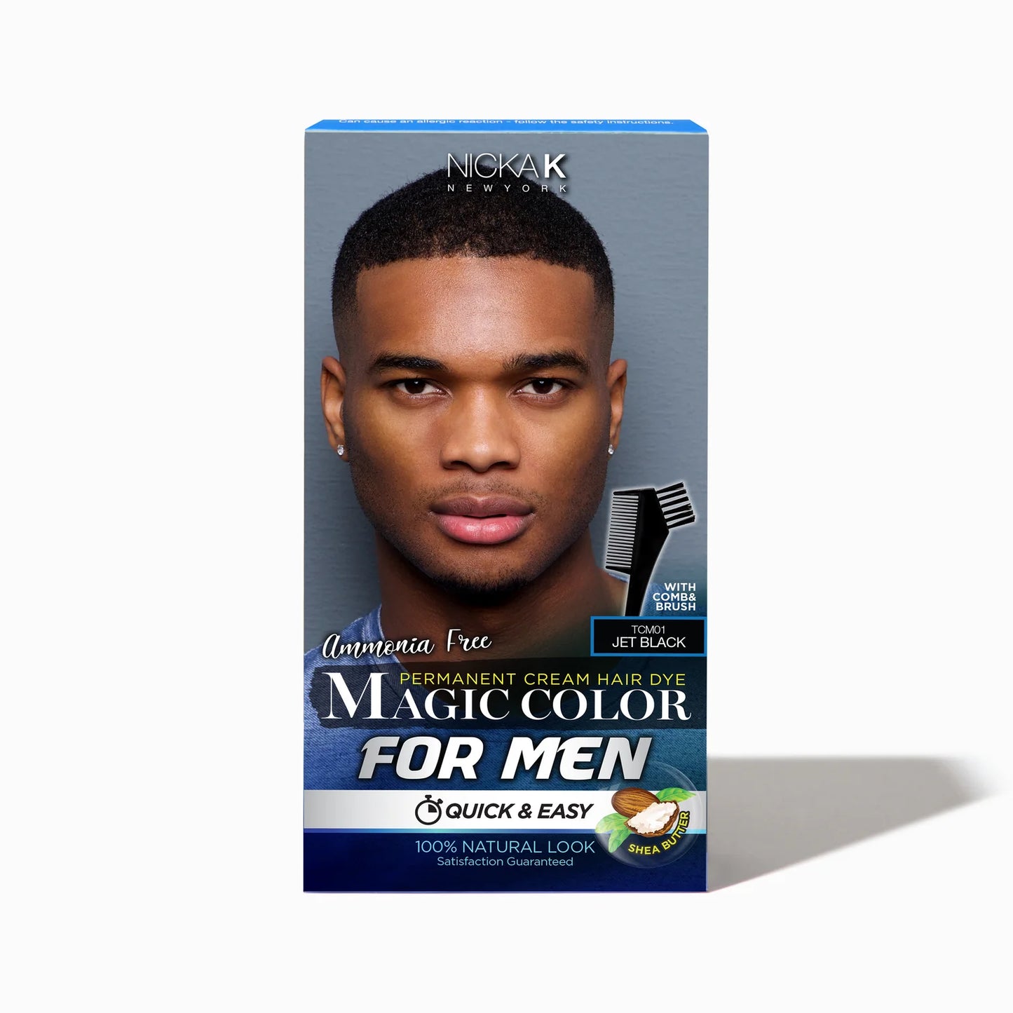 Nicka K Magic Color For Men Permanent Cream Hair Dye