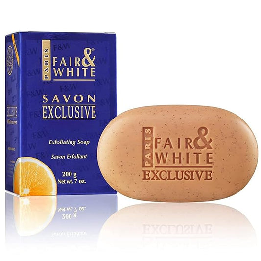 FAIR & WHITE Exclusive Exfoliating Soap  7 oz