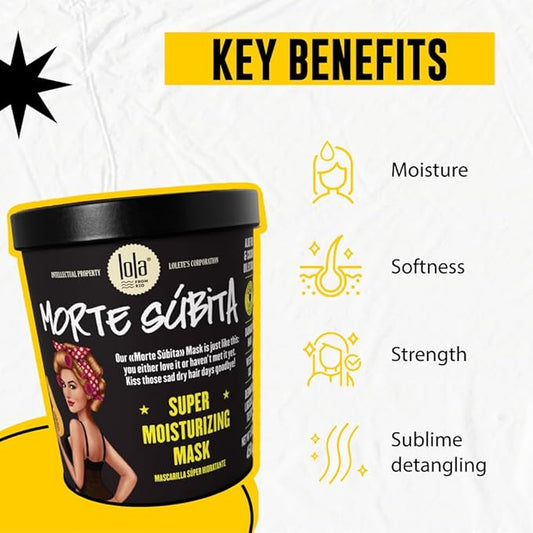 Lola From Rio Morte Súbita Intense Moisturizing Hair Mask 15.87oz