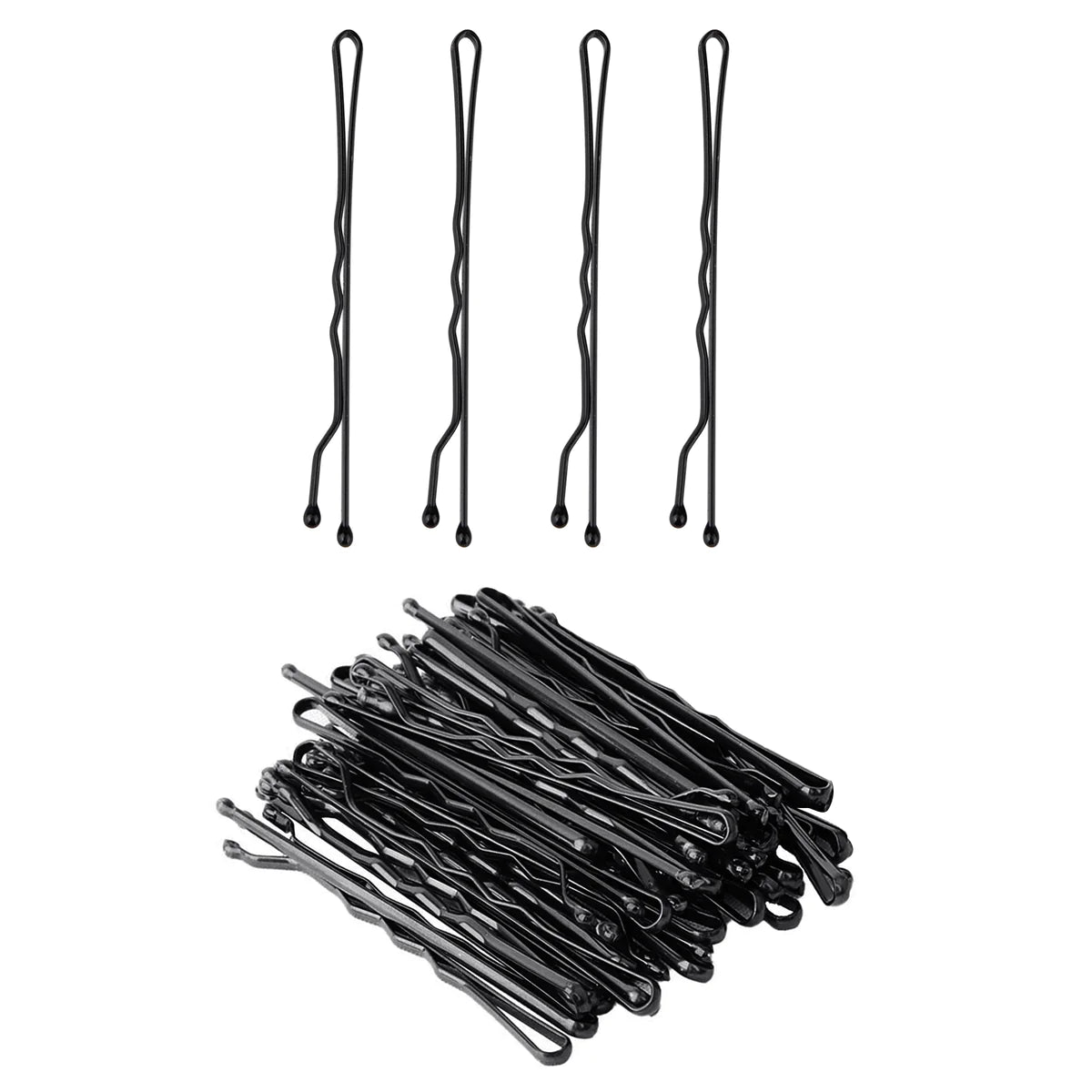 Fine Lines UK Large 40 Bobby Pins 6141 - Black