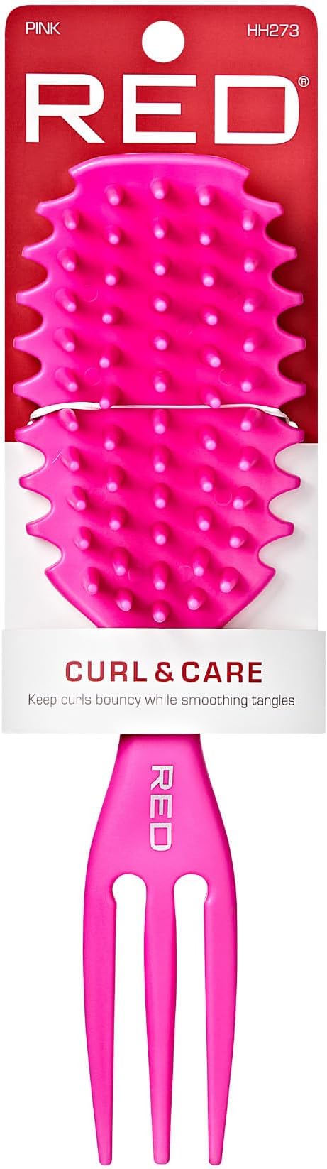 Red Curl & Care Detangling Brush