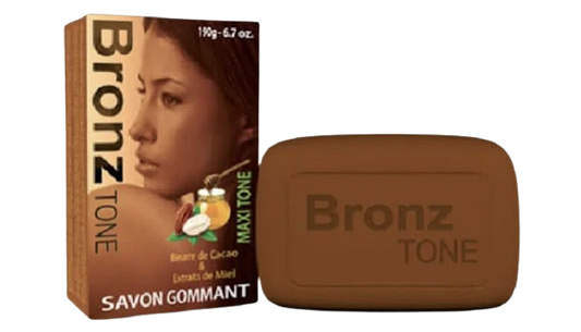Bronze Tone Exfoliating Soap Cocoa Butter Honey
