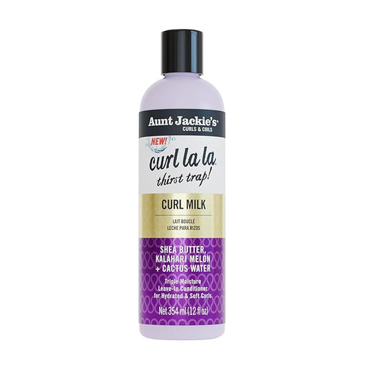 Aunt Jackie's Curls & Coils Curl La La Thirst Trap Curl Milk 12oz