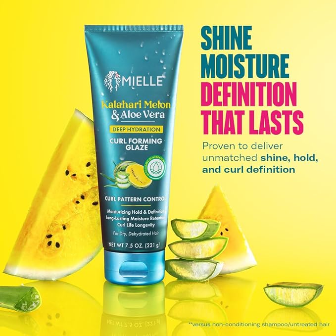 Mielle Kalahari Melon & Aloe Vera Deep Hydrating Curl Forming Glaze 7.5oz