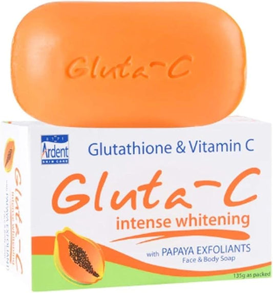 Gluta-C PAPAYA Skin Lightening & Brightening Soap 135g x 2 Pack