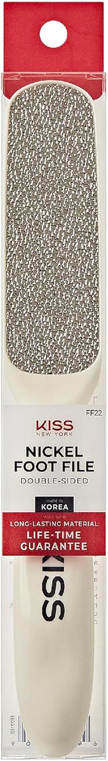 Kiss New York Nickel Foot File, Double-Sided