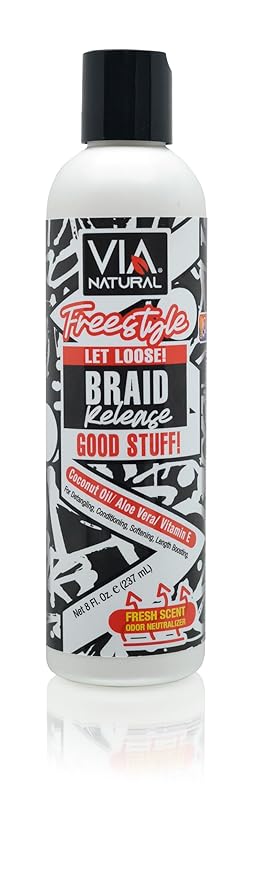 Via Natural Freestyle Braid Detangler-237ML - product detail | CC Hair & Beauty