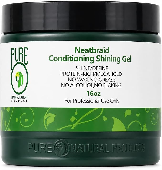 Pure O Natural Neatbraid Conditioning Shining Gel 16oz