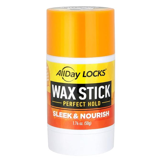AllDay Locks Wax Stick Hair Styling Edge Control Slick Stick 1.76Oz