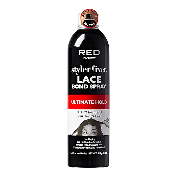 Red by Kiss Lace Bond Hold Spray Styler Fixer | CC Hair & Beauty UK