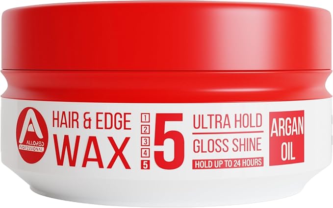 Allored Professional Argan Oil Hair Edge Styling Wax Strong Hold Gummy Wax 150ml