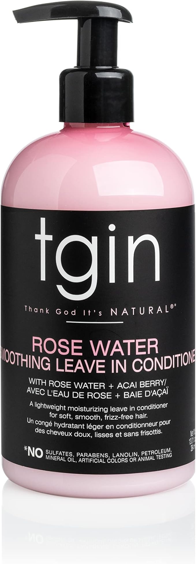 Tgin Rose Water Smoothing Leave-In Conditioner -12oz - product detail | CC Hair & Beauty