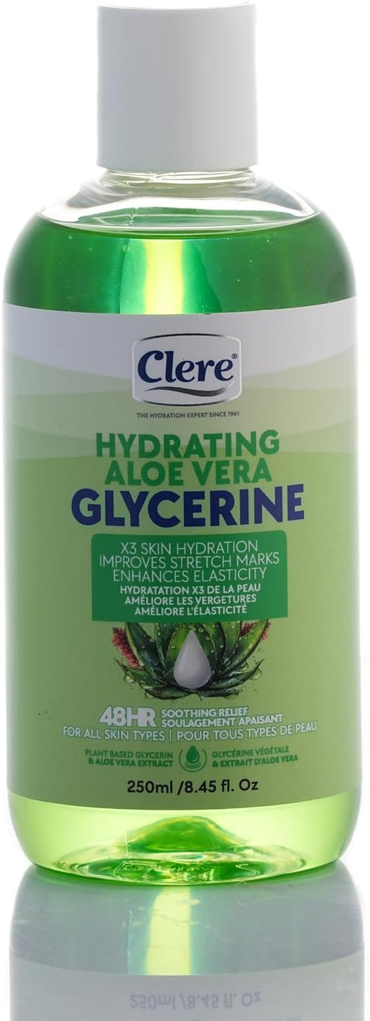 Clere Hydrating Aloe Vera Glycerine 250ml