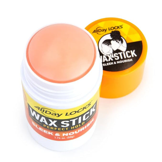 AllDay Locks Wax Stick Hair Styling Edge Control Slick Stick 1.76Oz
