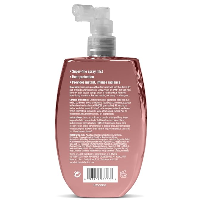 Hair Chemist Hair Gloss Liquid Glass Styling Spray 8 oz
