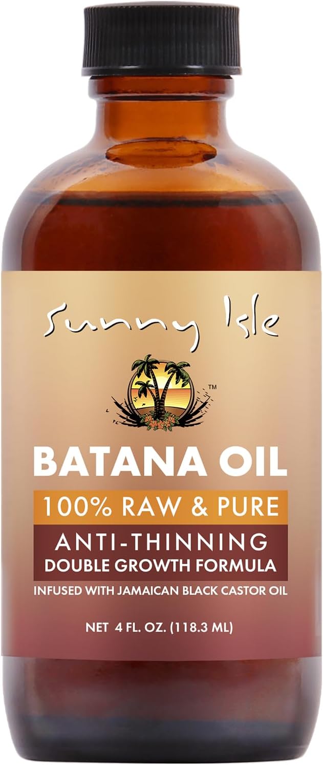 Sunny Isle Batana Oil Infused with Jamaican Black Castor Oil 4oz