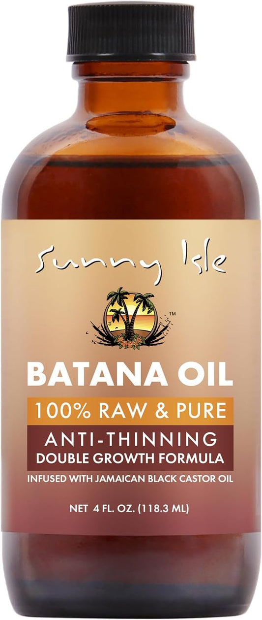 Sunny Isle Batana Oil Infused with Jamaican Black Castor Oil 4oz
