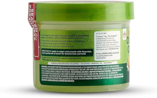 ORS Olive Oil Edge Control Hair Gel Infused with sweet Almond Oil 4 oz