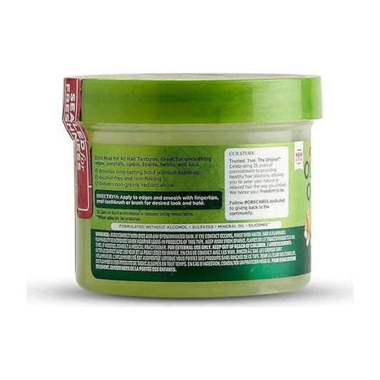 ORS Olive Oil Edge Control Hair Gel Infused with sweet Almond Oil 4 oz