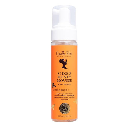 Camille Rose Spiked Honey Mousse, 4-in-1 Hair Styler 8oz