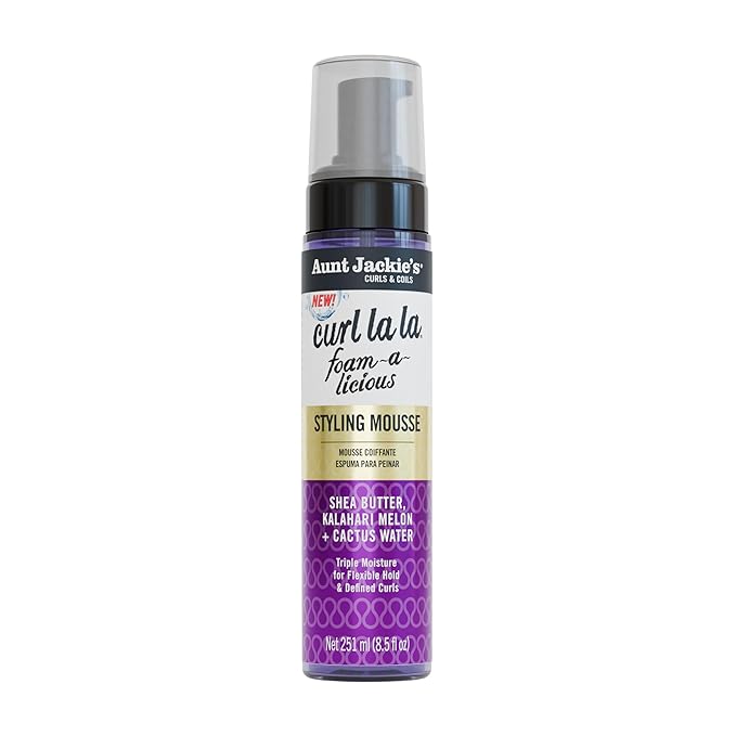 Aunt Jackie's Curls & Coils Curl La La Foam-a-licious Styling Mousse 8.5 oz