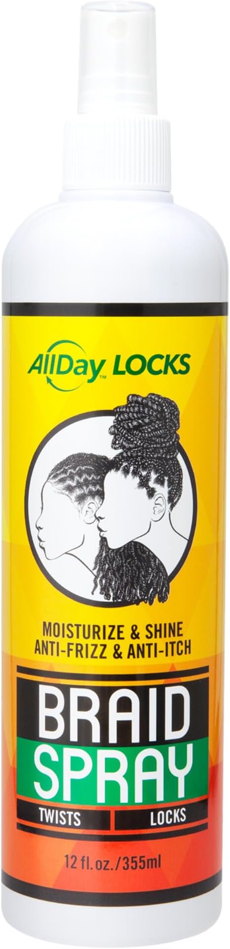 AllDay Locks Braid Spray 12oz