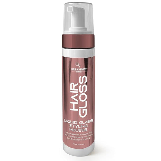 Hair Chemist Hair Gloss Liquid Glass Styling Mousse 8 oz