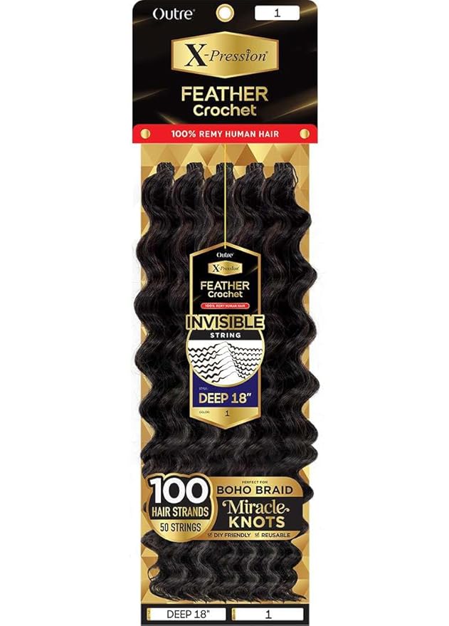 Outre X-Pression 100% Remy Human Crochet Braid Deep 18" | CC Hair and Beauty Leeds