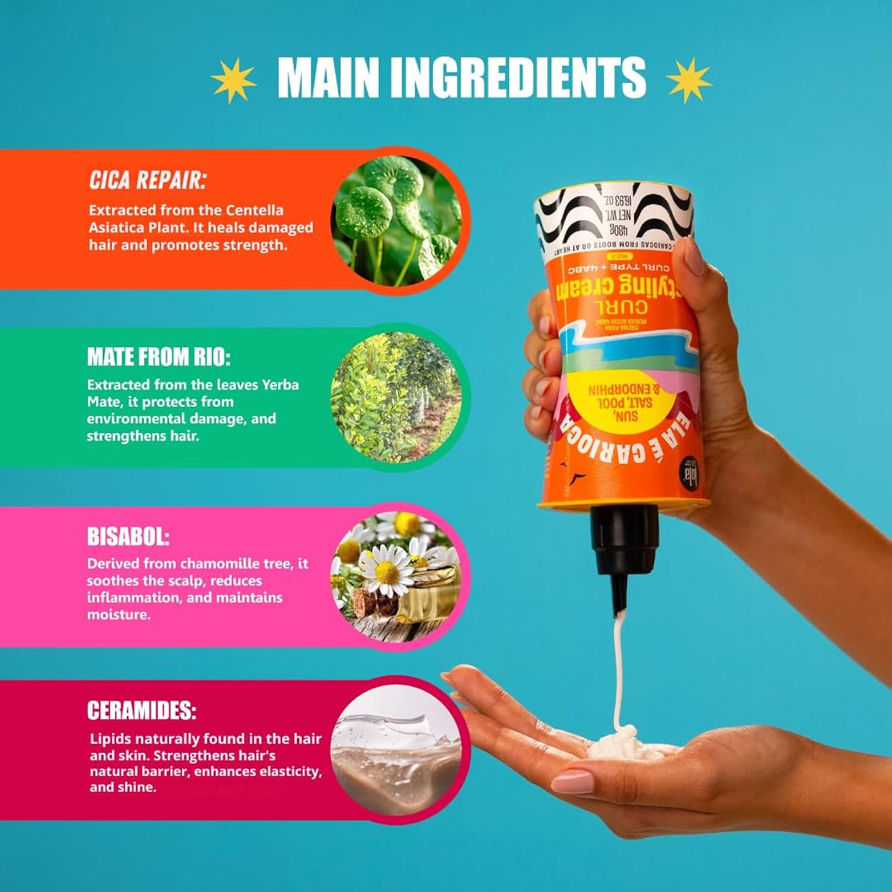 LOLA From Rio Ela E Carioca 4ABC Curl-Defining Cream 16.93oz