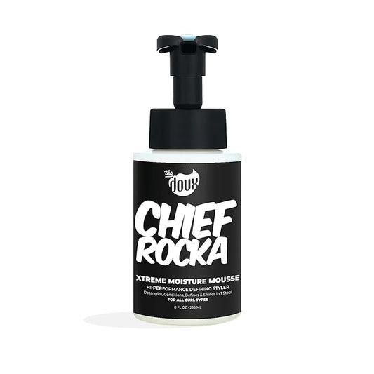 The Doux Chief Rocka Xtreme Moisture Mousse for Curly Hair 8Oz - available online | CC Hair & Beauty UK