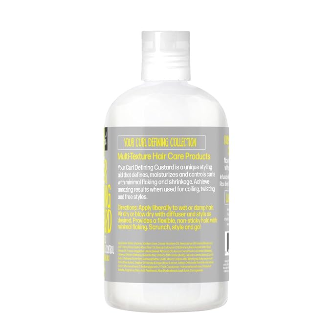 CurlyChic Your Defining Custard Curl Defining & Moisturizing Styling Cream 12 Oz