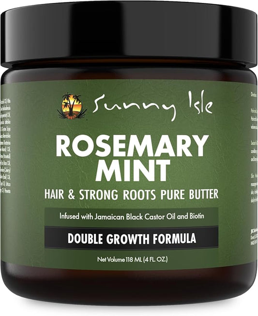 Sunny Isle Rosemary Mint Hair and Strong Roots Butter 4oz | CC Hair & Beauty UK