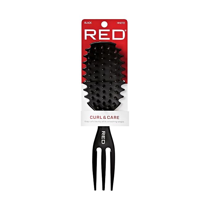 Red Curl & Care Detangling Brush
