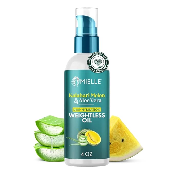 Mielle Organics Kalahari Melon & Aloe Vera Deep Long-Lasting Weightless Hair Oil 4oz