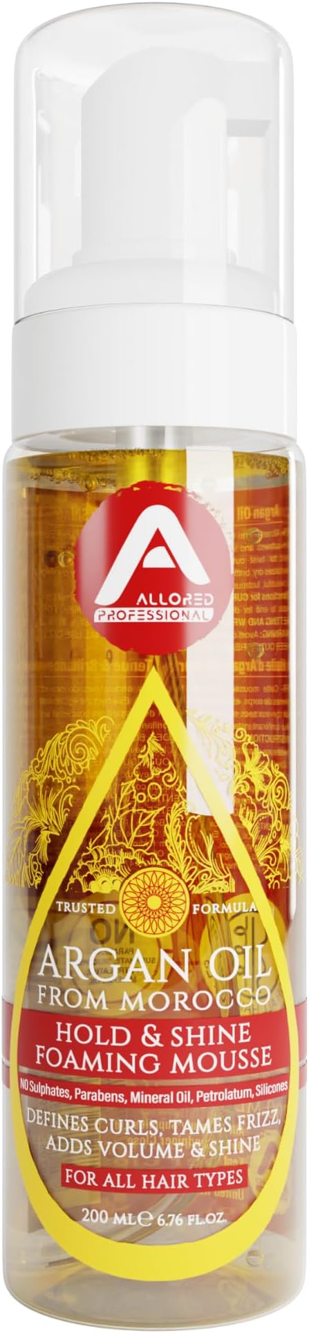 Allored Professional Moroccon Argan Oil Foam Mousse 200ml