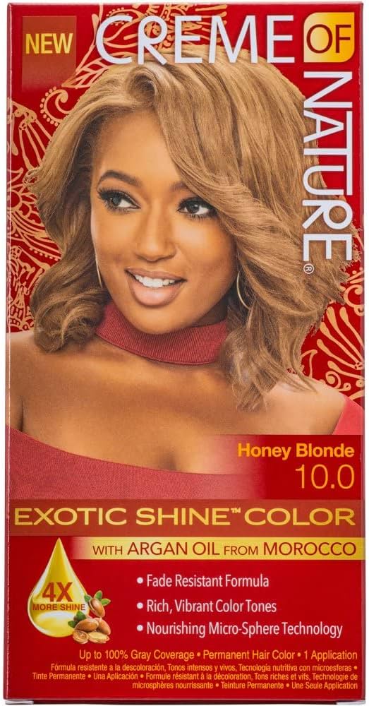 Creme Of Nature Exotic Shine Permanent Hair Dye With Argan Oil