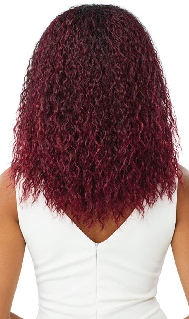 Quick Weave Outre Half Wig Wet N Wavy Spanish Curl 16"