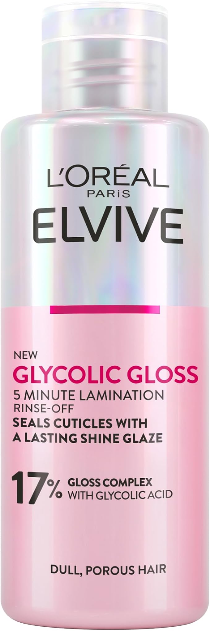 L'Oréal Paris Rinse-Off Treatment For Dull Hair, Elvive Glycolic Gloss 5 Minute Lamination 200ml