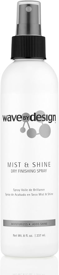 Design Essentials Wave By Design Mist & Shine Dry Finishing Spray 8Oz