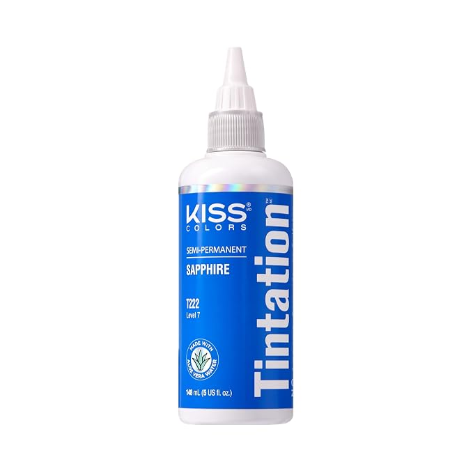 Kiss Colors Tintation Semi Permanent Hair Color With Aloe Vera Water 5 oz