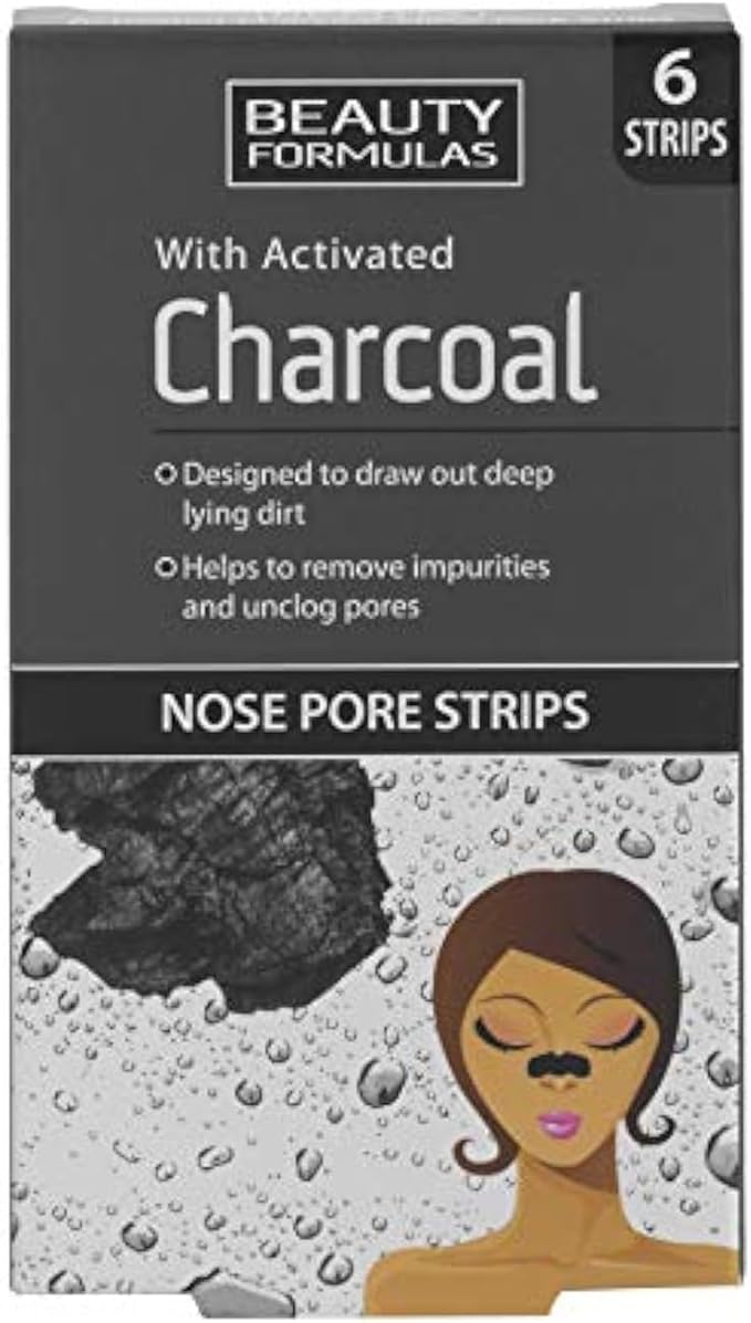 Beauty Formulas Charcoal Nose Pore 6 Strips