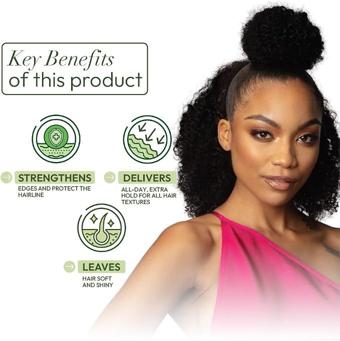 ORS Olive Oil Edge Control Hair Gel Infused with sweet Almond Oil 4 oz